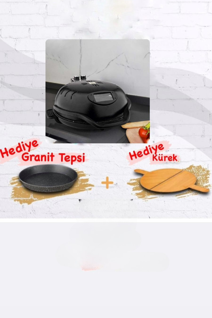TANDIRIM Ekmek Pişirme Makinesi | Tepsi + Kürek Hediyeli
