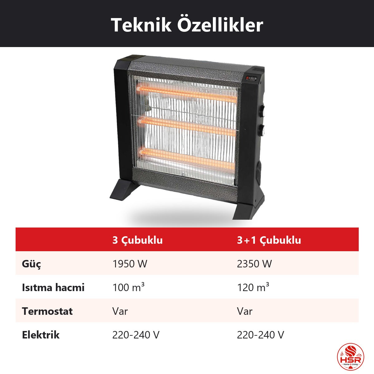 Slim Sunset Çubuklu Isıtıcı - HSR Home Living